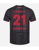 Bayer Leverkusen Lucas Vazquez #21 Domácí Dres 2025-26 Krátký Rukáv